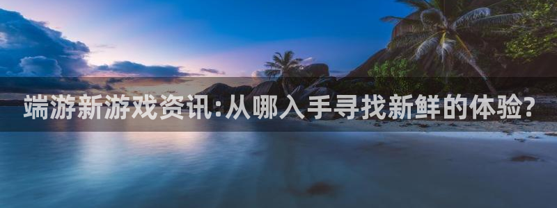 赢咖娱乐的意思：端游新游戏资讯:从哪入手寻找新鲜的体验?
